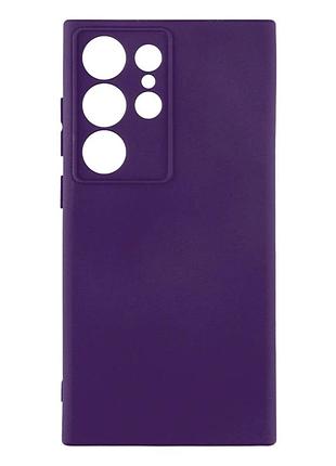 Чохол силіконовий full camera для samsung galaxy s24 ultra 5g tpu із захистом камери фіолетовий
