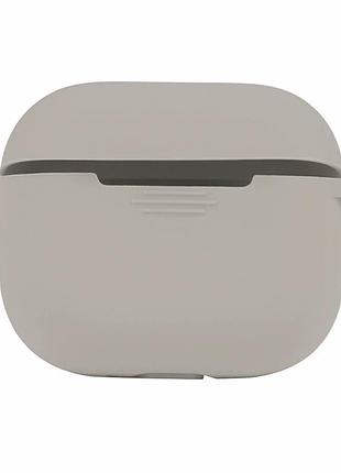 Футляр силиконовый с карабином для airpods 3 10.stone износостойкий легкий компактный