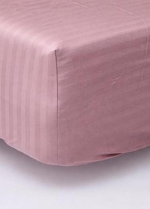 Простынь на резинке moon&star stripe candy satin stripe 160х200х20 см (ms-850005914)