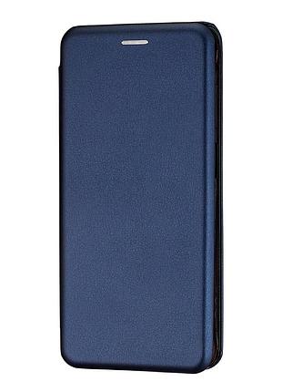 Чехол-книжка standart для samsung a16 4g a16 5g полистирол темно-синий с защитой от повреждений