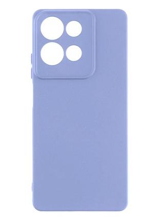 Чехол силиконовый full camera для motorola moto g75 защита камеры tpu 05.lilac