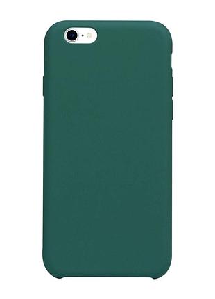 Чохол силіконовий soft case для iphone 7 8 se 2020 класичний захисний pine green