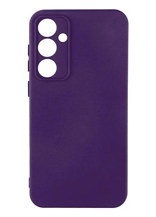 Чехол силиконовый full camera для samsung galaxy s23 fe 5g tpu защита камеры фиолетовый