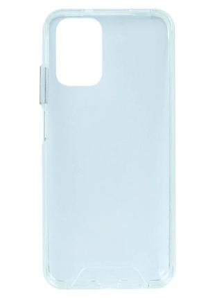 Прозрачный чехол tpu space case для xiaomi redmi note 10 note 10s защита камеры усиленные углы прозрачный