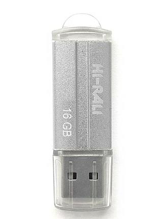 Usb-флешка hi-rali corsair 16 гб металевий накопичувач для зберігання даних і передавання файлів