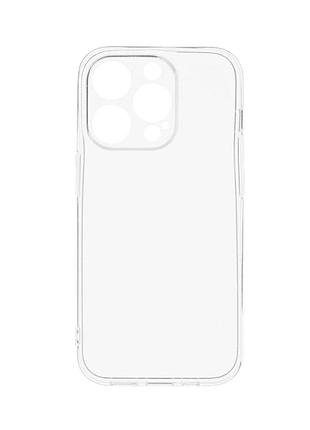 Прозорий чохол tpu для iphone 14 pro max із захистом камери легкий і тонкий transparent
