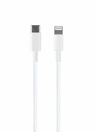 Кабель usb type-c to lightning 2 м 3 а білий для заряджання iphone ipad airpods