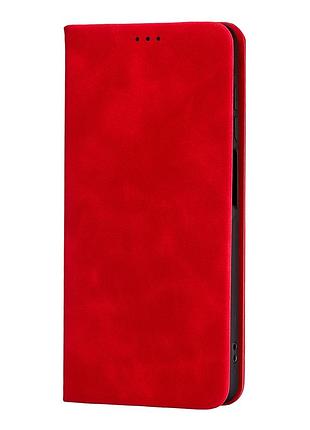 Чохол-книжка flip case для samsung a07 4g полістироловий червоний із захистом від пошкоджень