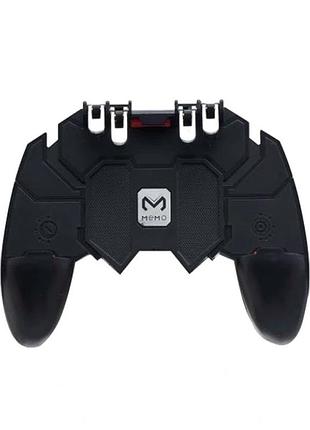 Геймпад memo pubg ak-66 для смартфонов черный беспроводной контроллер для игр с триггерами и эргономичным захватом