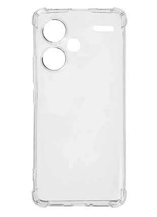 Прозрачный чехол tpu для xiaomi redmi 14c redmi a4 poco c75 с защитой камеры и усиленными углами прозрачный