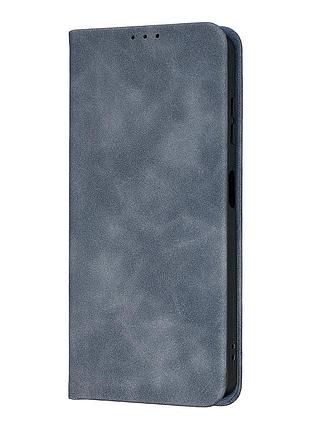 Чехол-книжка flip case для samsung a06 полистирол серый с защитой от повреждений