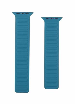 Ремешок для apple watch магнитный силиконовый 38 40 41 мм цвет pine green