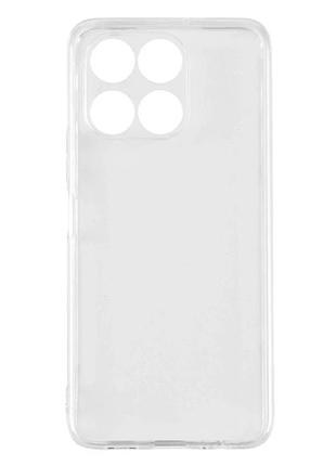 Прозрачный чехол tpu для honor x8b защитный с максимальной защитой углов transparent