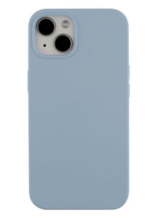 Чехол силиконовый soft silicone case для iphone 13 защитный с максимальной защитой lilac