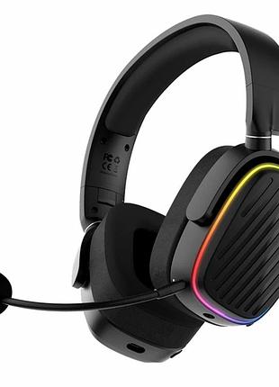 Игровые наушники fantech whg02 harmony 50мм bluetooth 2.4ghz черный для игр и общения