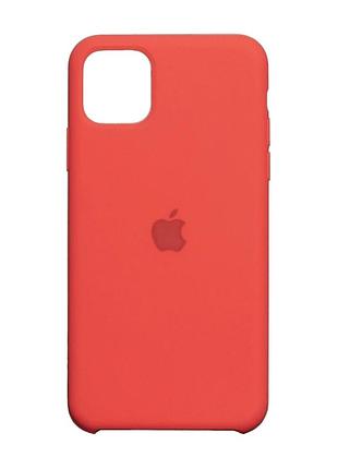 Чехол силиконовый для iphone 11 pro max с микрофиброй внутри защита камеры цвет 30.flamingo