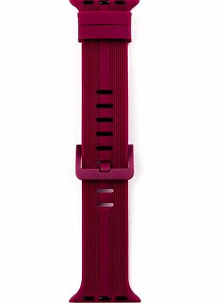 Ремешок для apple watch 38 40 41 мм силикон purple red пряжка
