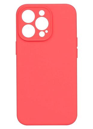 Чехол силиконовый full camera для iphone 13 pro max с защитой камеры микрофибра 52.watermelon