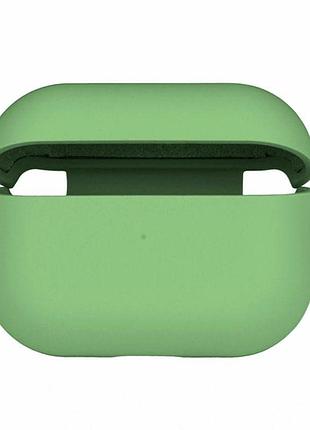 Футляр силиконовый с микрофиброй для airpods pro цвет 47.spearmint