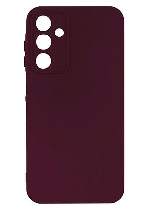 Чехол силиконовый full camera для samsung galaxy a25 5g tpu с микрофиброй внутри бордовый