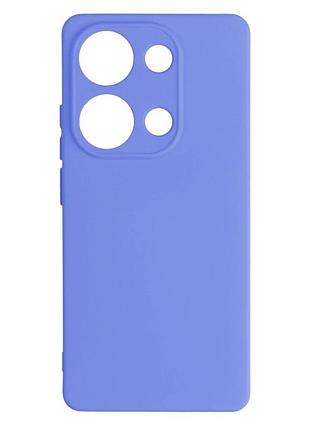Чехол силиконовый full camera для xiaomi poco m6 pro 4g с микрофиброй внутри фиолетовый