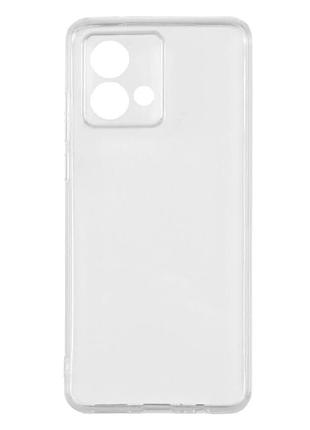 Прозрачный чехол tpu для motorola moto g84 защита камеры легкий и тонкий transparent