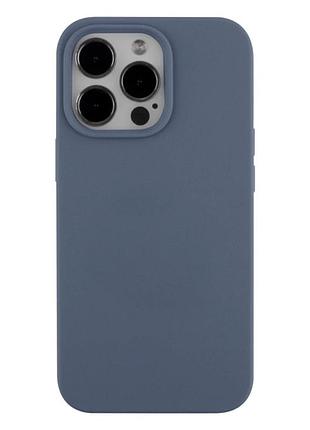 Чохол силіконовий full size для iphone 14 pro max захист камери протиударний 28.lavender grey