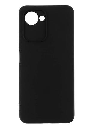 Чохол tpu matte 1.3 mm для realme c30s чорний із захистом від ударів