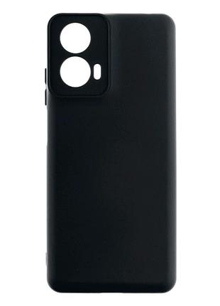 Чехол силиконовый full camera для motorola moto g24 power защита камеры черный
