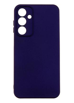 Чехол силиконовый full case для samsung galaxy m15 5g m156 с защитой камеры фиолетовый