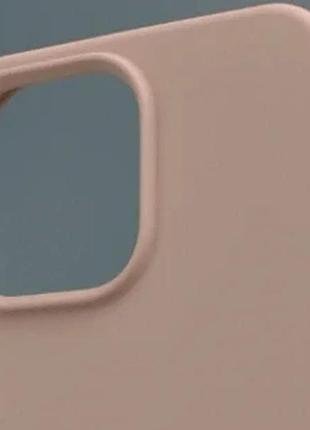 Чохол силіконовий silicone case full size для iphone 11 pro з мікрофіброю всередині pink sand 7