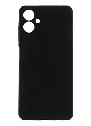 Чехол tpu matte 1.3mm для samsung galaxy a06 черный с защитой от ударов и легким весом