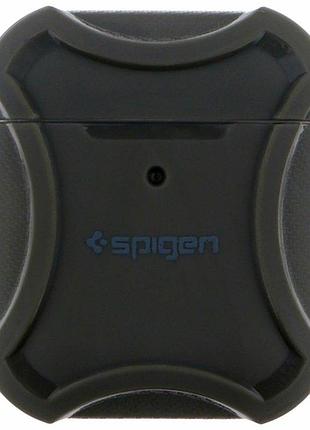 Футляр tpu spigen durapro flex с карабином для защиты airpods 1 2 серый