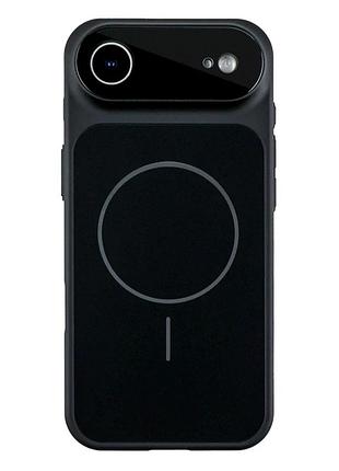 Чехол ag-glass lens protection с magsafe для iphone 17 air черный защита камеры противоударный