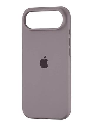 Чехол силиконовый full cover для iphone 17 air защита камеры галька