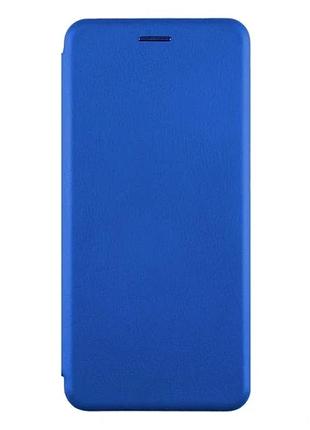 Чохол-книжка tpu для tecno spark go 1 kl4 захисний із мікрофіброю всередині синій