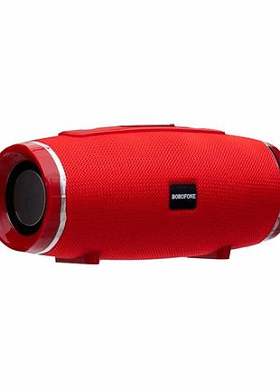 Портативна bluetooth-колонка 5 вт червона з fm-приймачем usb слот ipx5 borofone br3