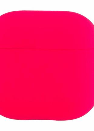 Футляр силиконовый с микрофиброй для airpods 3 цвет 38.shiny pink