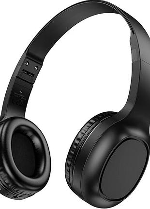 Блютуз стереогарнітура hoco w46 для меломанів і активних людей з hi-fi звуком і 20 годин роботи