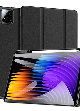 Чехол dux ducis domo для xiaomi pad 7 7 pro с подставкой и защитой от ударов черный