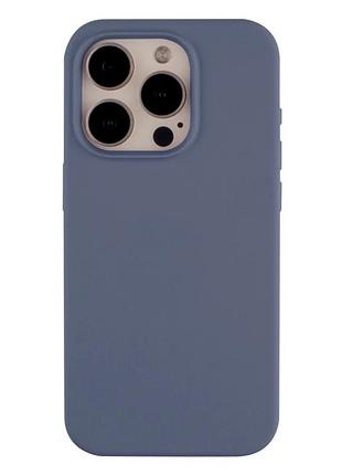 Чохол силіконовий full size для iphone 15 pro max захист камери протиударний колір 28.lavender grey