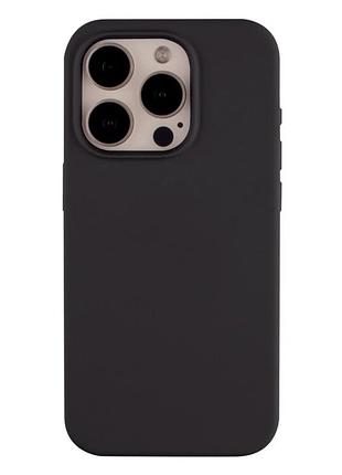 Чохол силіконовий full size для iphone 15 pro захист камери dark grey