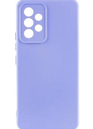 Чехол силиконовый full camera для honor 90 tpu с микрофиброй внутри фиолетовый 05.lilac