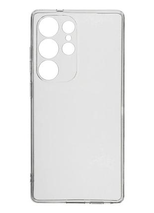 Прозрачный чехол tpu для samsung galaxy s25 ultra 5g защита камеры легкий вес transparent