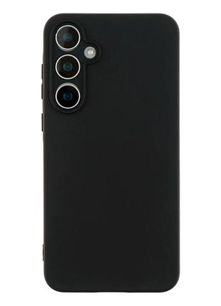Чехол tpu matte 1.3mm для samsung galaxy a55 5g черный с защитой от ударов