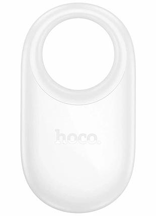 Умный брелок hoco e94 tiger gps bluetooth белый abs пластик для поиска вещей 52х29х8.1мм 8.6г