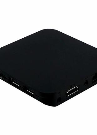 Смарт тв-приставка 4k 2гб озу 16гб пзу bluetooth wi-fi hdmi черный v1pro h618