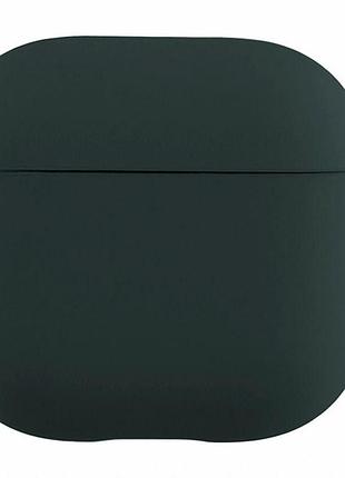 Футляр силиконовый с микрофиброй для samsung buds fe buds 2 buds 2 pro buds live цвет 54.atrovirens