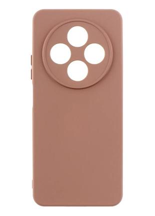 Чохол силіконовий full camera для xiaomi redmi 14c redmi a4 poco c75 з мікрофіброю всередині рожевий пісок