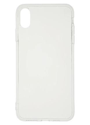 Прозрачный чехол tpu для iphone xs max с защитой камеры и усиленными углами transparent